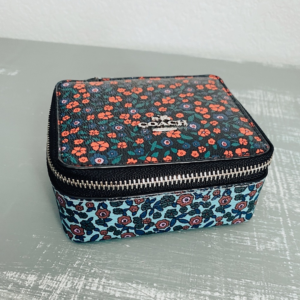 Coach mini travel jewelry case